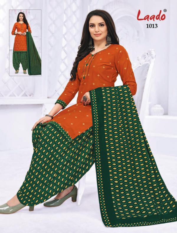 Laado Priti Patiyala Vol-10 Cotton Printed Dress Materials